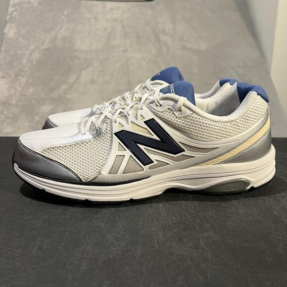 New Balance 847v2 Shoes Mens Size 13 White Silver Blue Walking MW847WT2 main image 10
